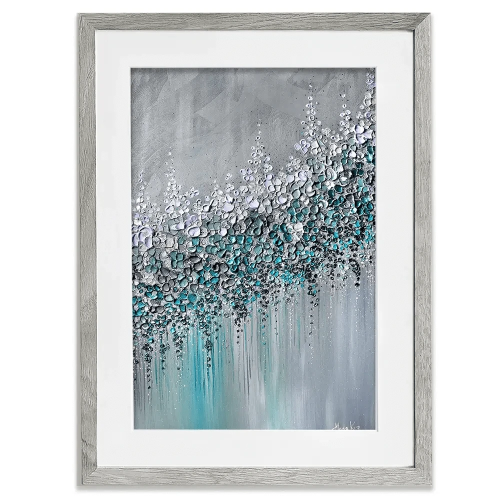 Please Me Grey Framed Art Print Please Me Grey Framed Art Print wall art product Nada Khatib