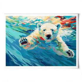 Polar Bear Art Print Polar Bear Art Print wall art product David Alexander Elder