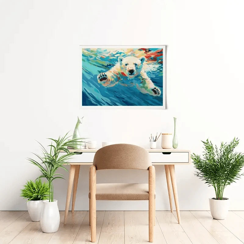 Polar Bear Art Print Polar Bear Art Print wall art product David Alexander Elder