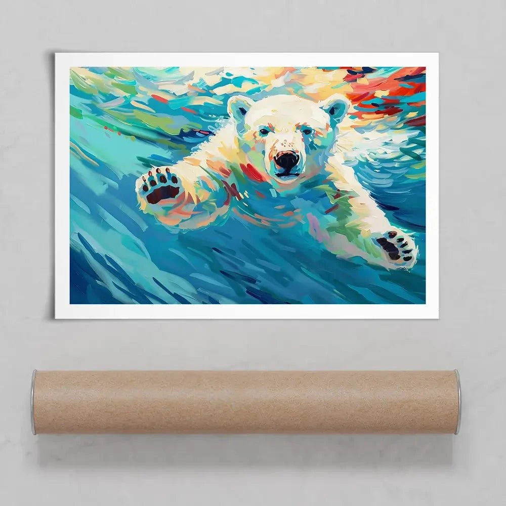 Polar Bear Art Print Polar Bear Art Print wall art product David Alexander Elder