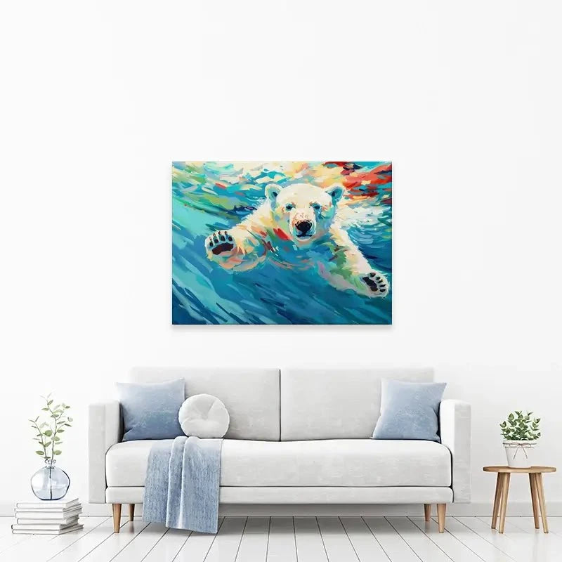 Polar Bear Canvas Print Polar Bear Canvas Print wall art product David Alexander Elder