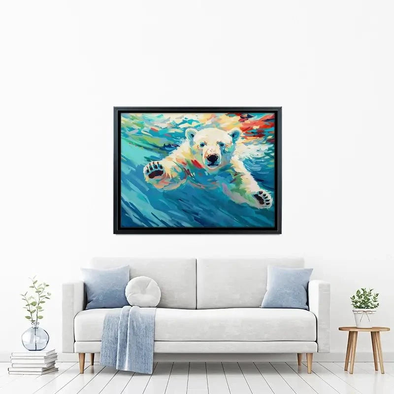 Polar Bear Canvas Print Polar Bear Canvas Print wall art product David Alexander Elder