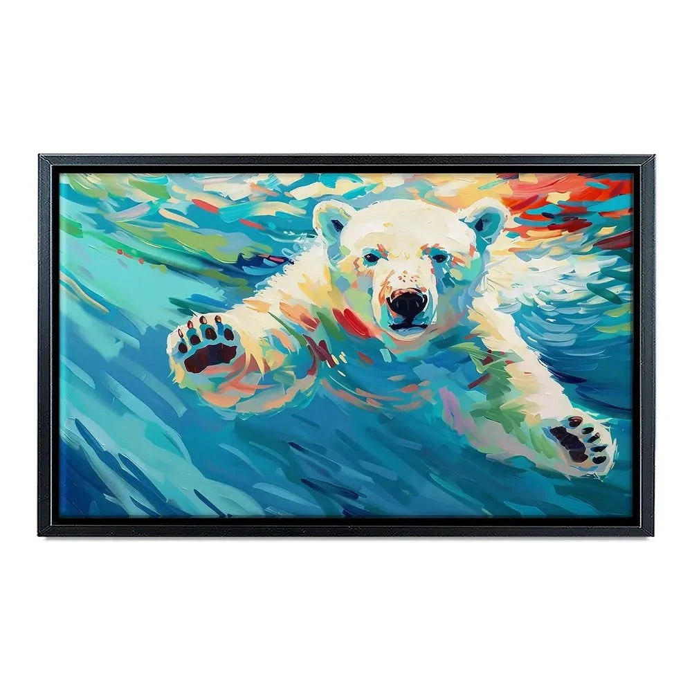 Polar Bear Canvas Print Polar Bear Canvas Print wall art product David Alexander Elder