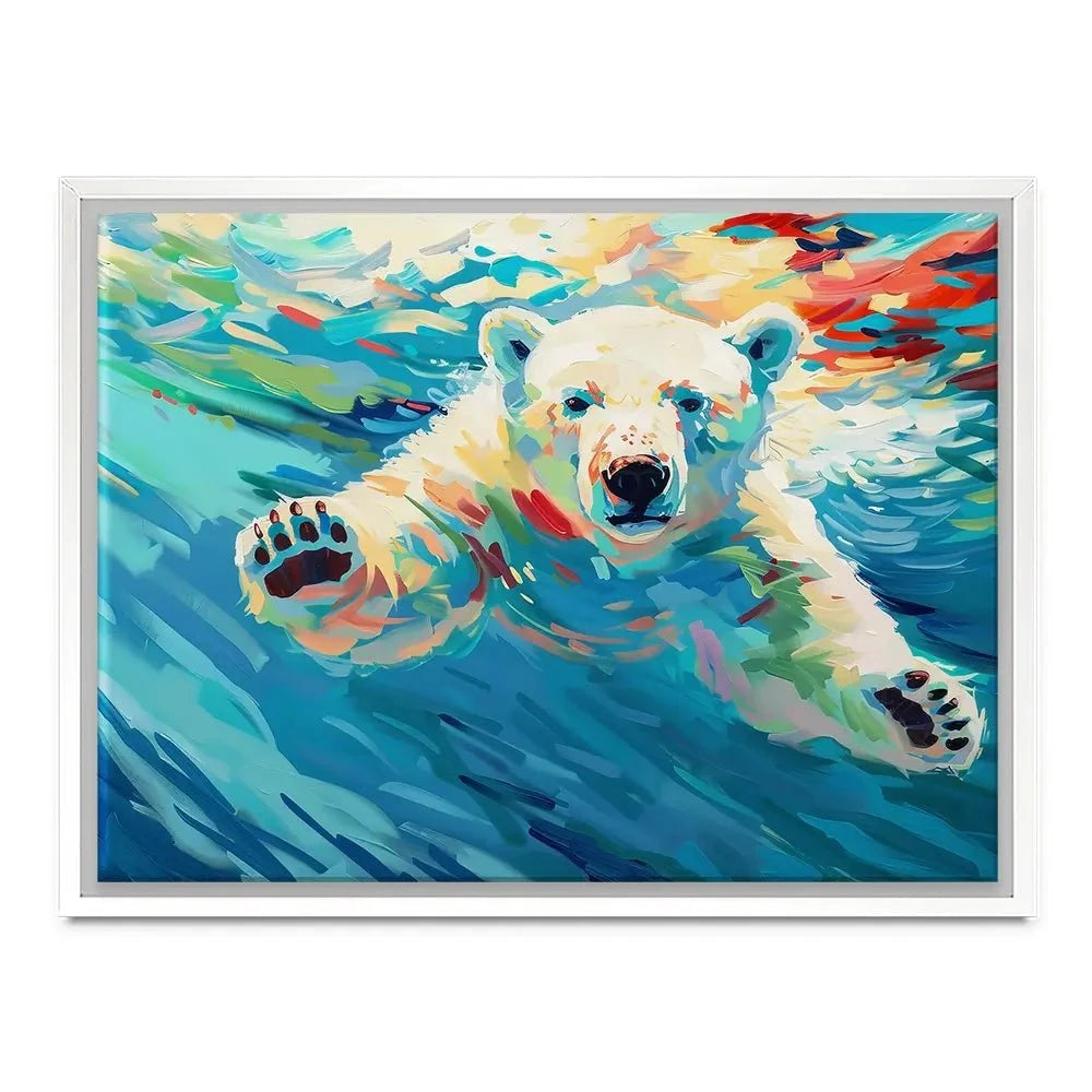 Polar Bear Canvas Print Polar Bear Canvas Print wall art product David Alexander Elder