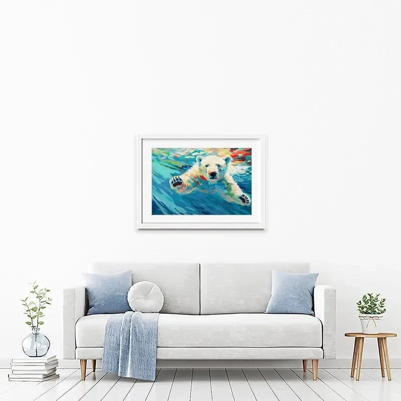 Polar Bear Framed Art Print Polar Bear Framed Art Print wall art product David Alexander Elder