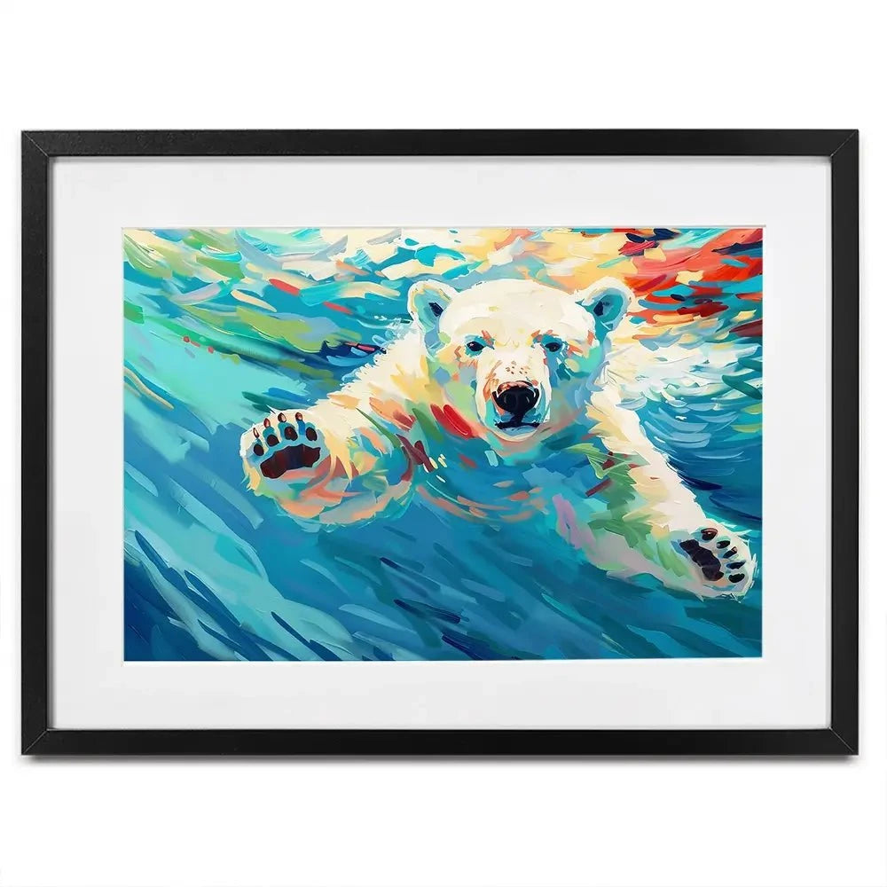 Polar Bear Framed Art Print Polar Bear Framed Art Print wall art product David Alexander Elder