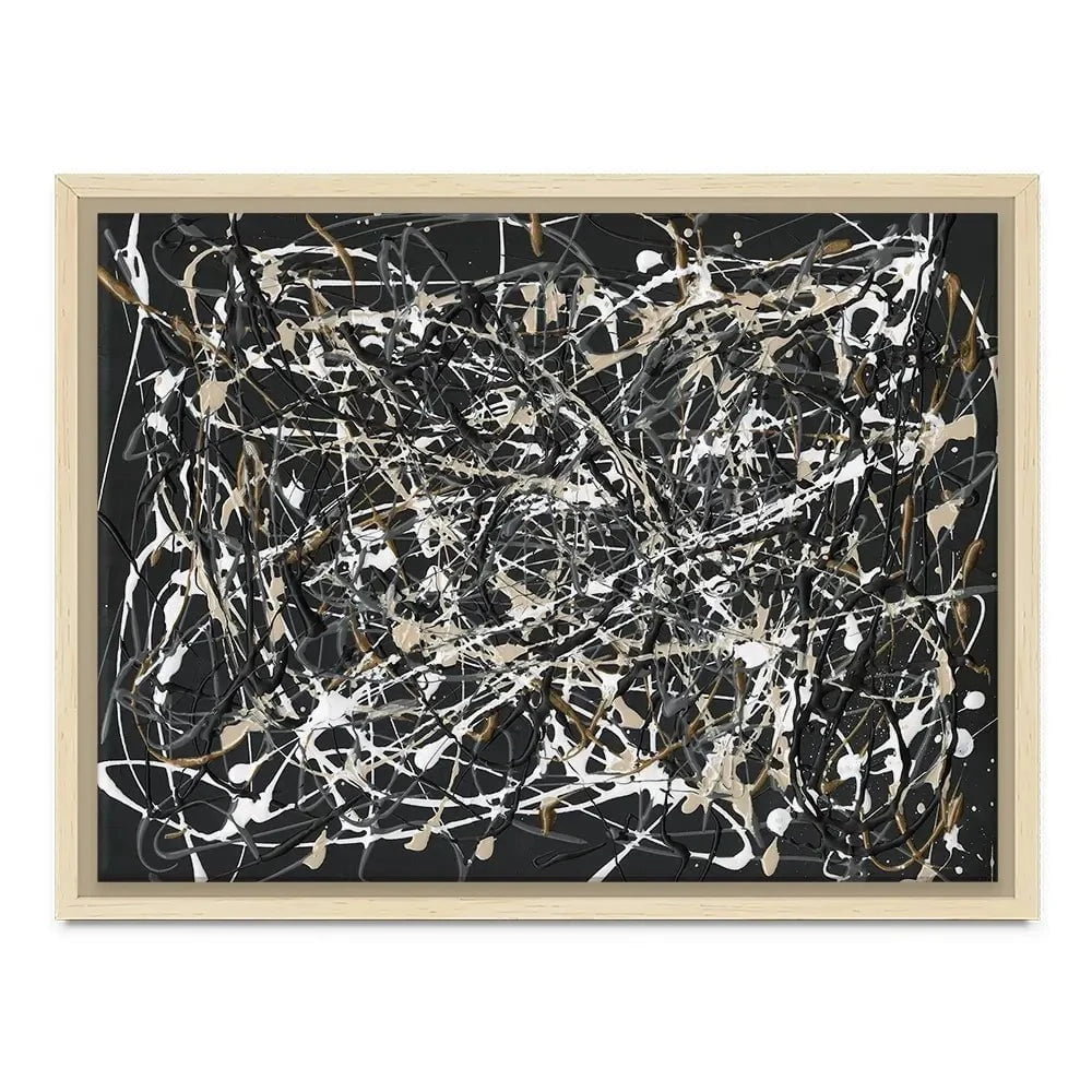 Pollack Homage Canvas Print Pollack Homage Canvas Print wall art product Michael Willett