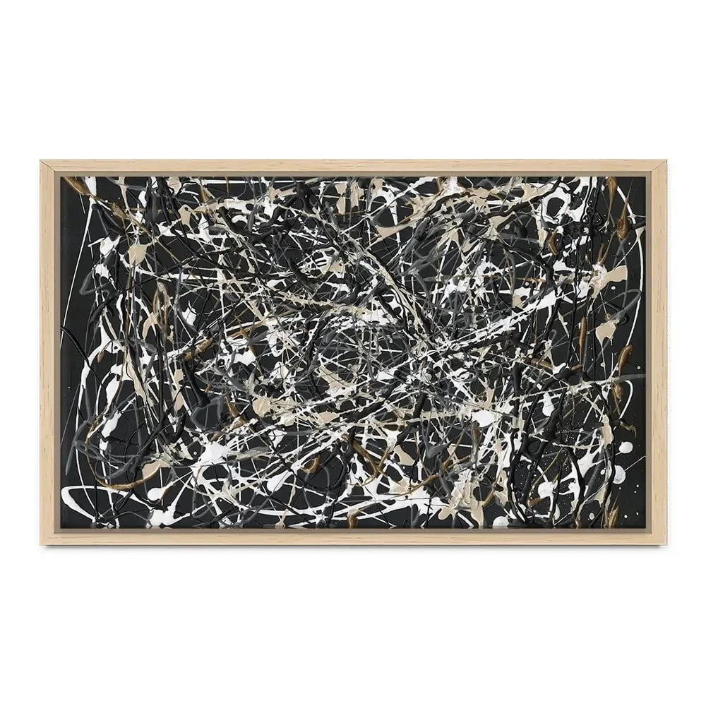 Pollack Homage Canvas Print Pollack Homage Canvas Print wall art product Michael Willett
