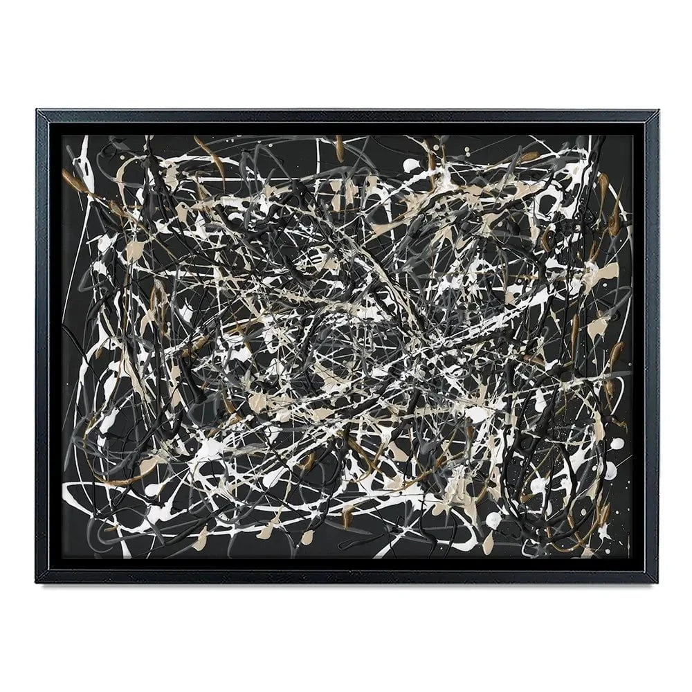 Pollack Homage Canvas Print Pollack Homage Canvas Print wall art product Michael Willett