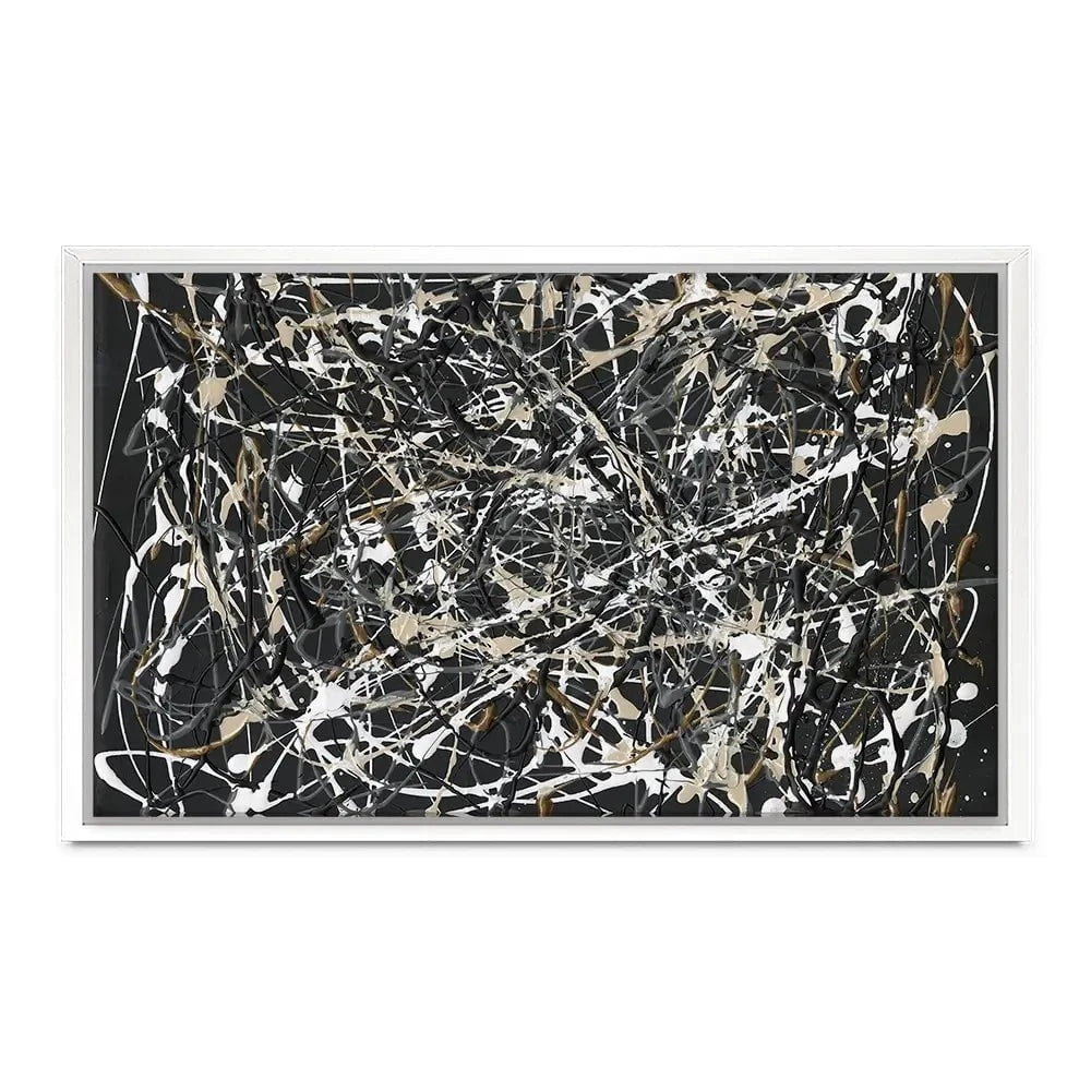 Pollack Homage Canvas Print Pollack Homage Canvas Print wall art product Michael Willett