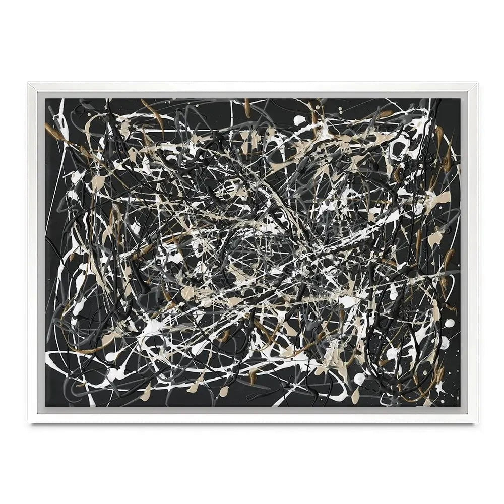 Pollack Homage Canvas Print Pollack Homage Canvas Print wall art product Michael Willett