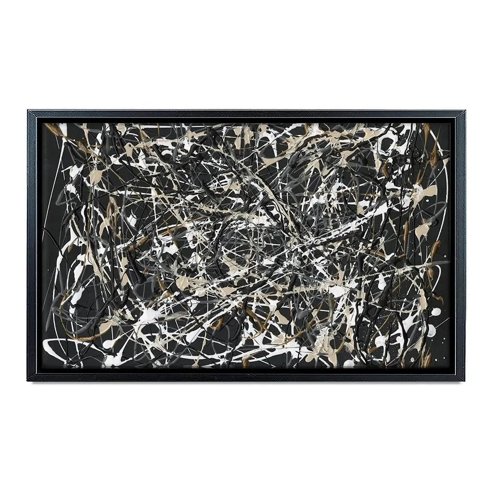 Pollack Homage Canvas Print Pollack Homage Canvas Print wall art product Michael Willett