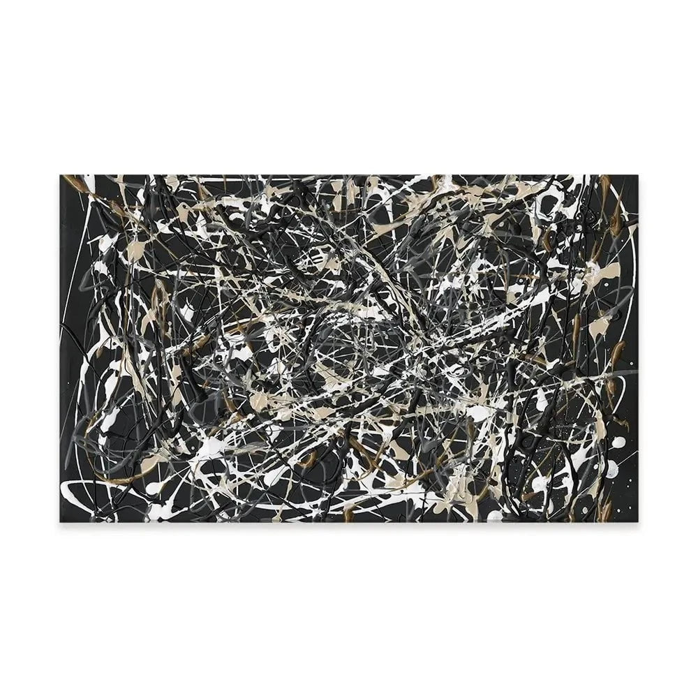 Pollack Homage Canvas Print Pollack Homage Canvas Print wall art product Michael Willett
