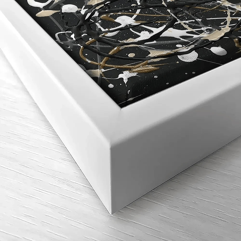 Pollack Homage Canvas Print Pollack Homage Canvas Print wall art product Michael Willett