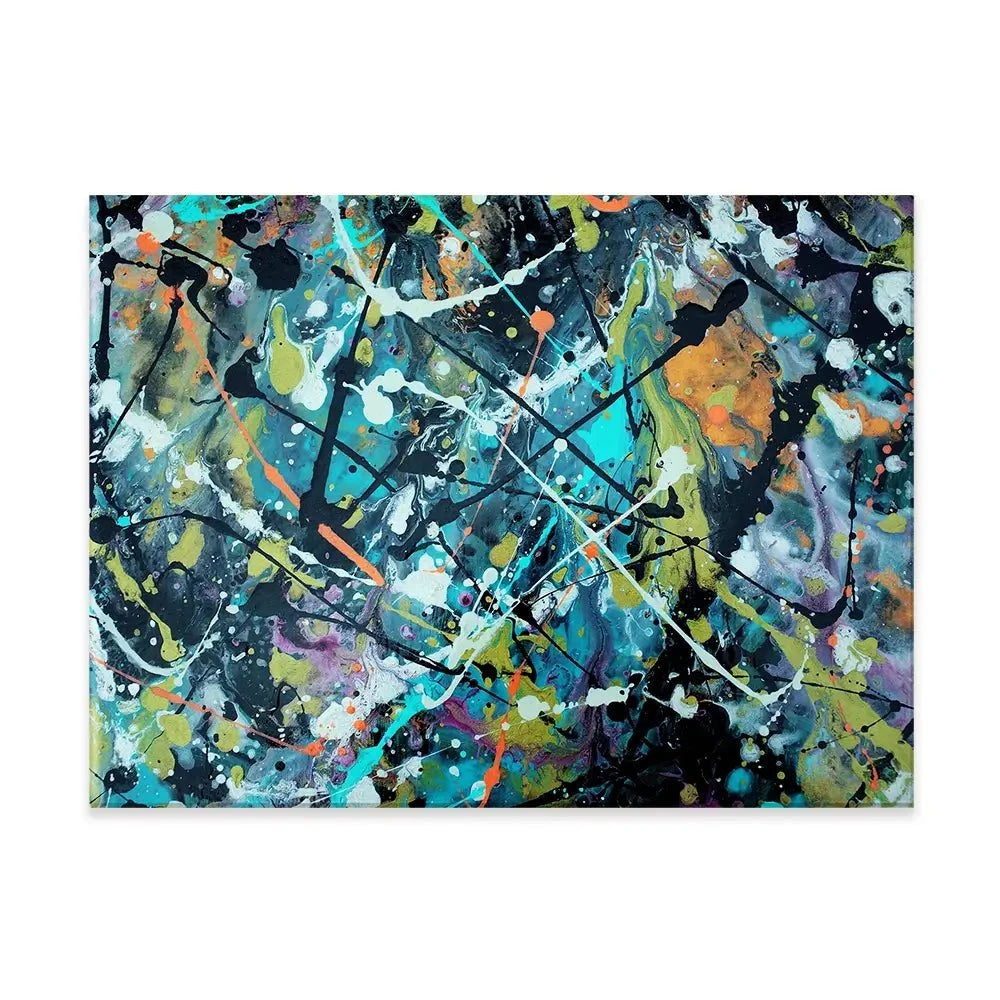 Pollock Style 2 Canvas Print Pollock Style 2 Canvas Print wall art product vector owl / Shutterstock