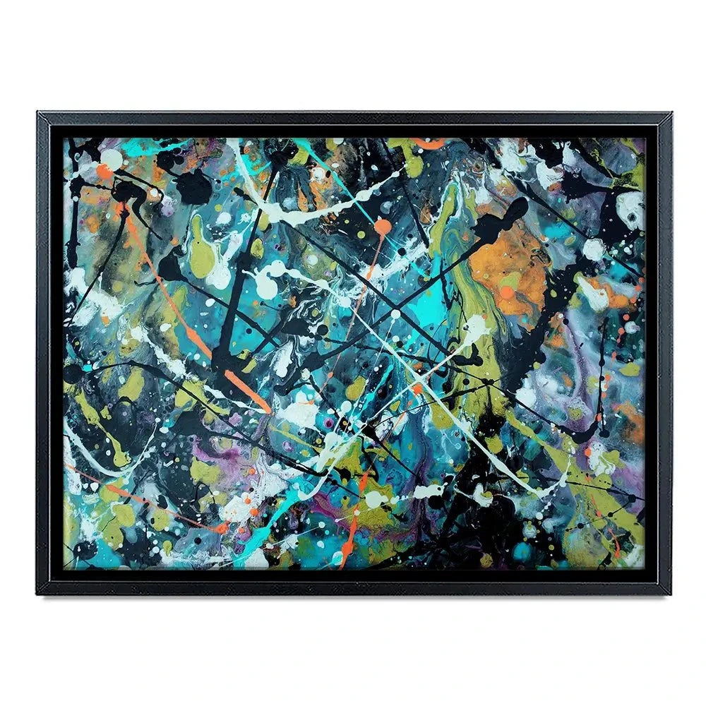 Pollock Style 2 Canvas Print Pollock Style 2 Canvas Print wall art product vector owl / Shutterstock