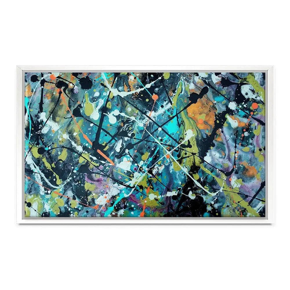 Pollock Style 2 Canvas Print Pollock Style 2 Canvas Print wall art product vector owl / Shutterstock