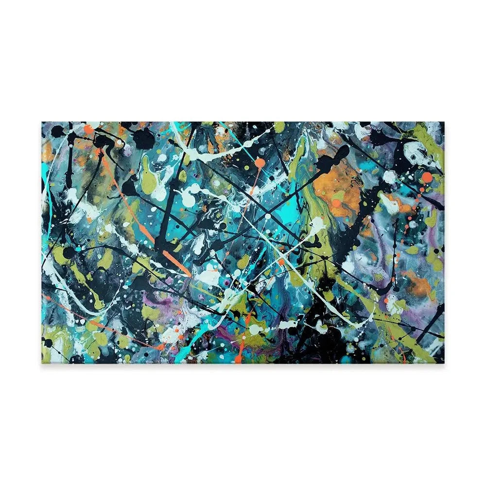 Pollock Style 2 Canvas Print Pollock Style 2 Canvas Print wall art product vector owl / Shutterstock