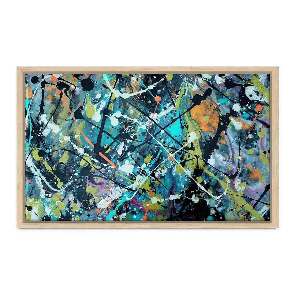 Pollock Style 2 Canvas Print Pollock Style 2 Canvas Print wall art product vector owl / Shutterstock