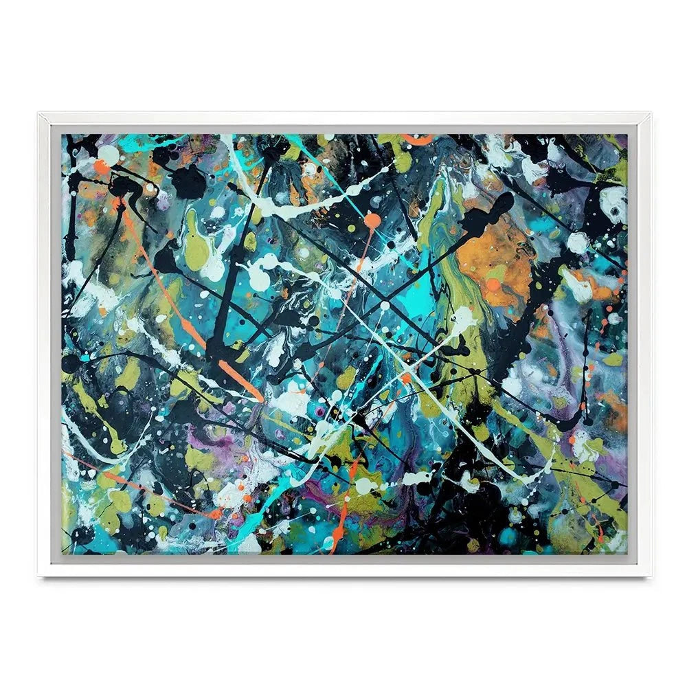 Pollock Style 2 Canvas Print Pollock Style 2 Canvas Print wall art product vector owl / Shutterstock