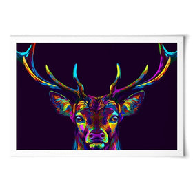 Pop Art Deer Art Print Pop Art Deer Art Print wall art product AnastasiaOsipova / Shutterstock
