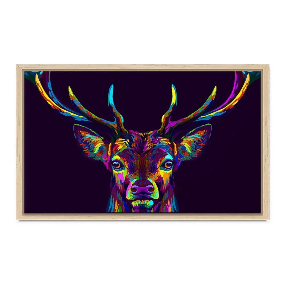 Pop Art Deer Canvas Print Pop Art Deer Canvas Print wall art product AnastasiaOsipova / Shutterstock