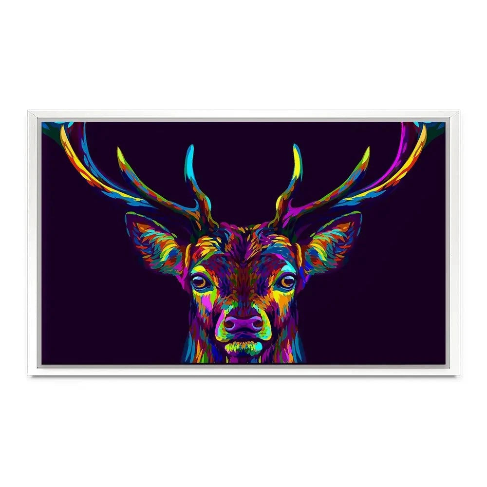 Pop Art Deer Canvas Print Pop Art Deer Canvas Print wall art product AnastasiaOsipova / Shutterstock