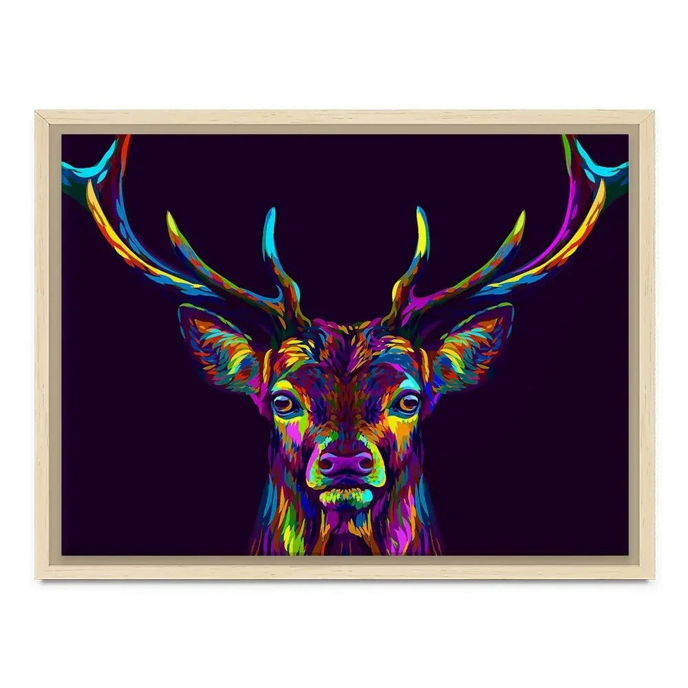 Pop Art Deer Canvas Print Pop Art Deer Canvas Print wall art product AnastasiaOsipova / Shutterstock