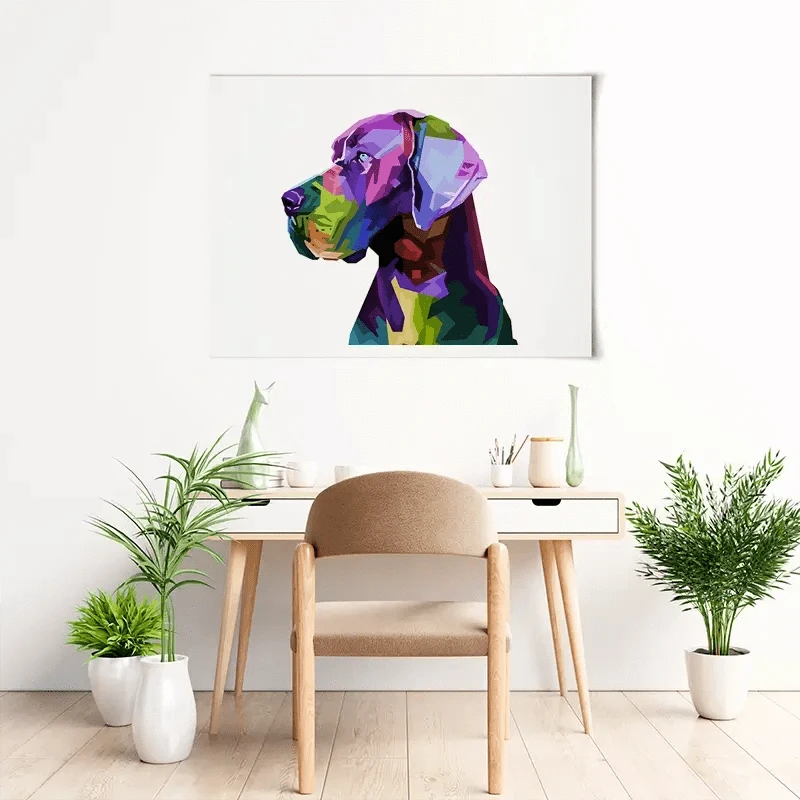 Pop Art Great Dane Art Print Pop Art Great Dane Art Print wall art product rainbow zoo / Shutterstock