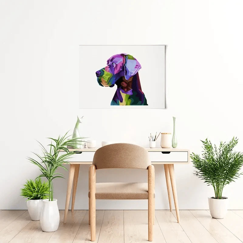 Pop Art Great Dane Art Print Pop Art Great Dane Art Print wall art product rainbow zoo / Shutterstock