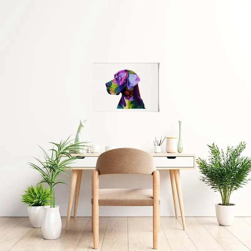 Pop Art Great Dane Art Print Pop Art Great Dane Art Print wall art product rainbow zoo / Shutterstock