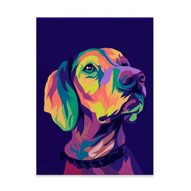 Pop Art Labrador Retriever Canvas Print Pop Art Labrador Retriever Canvas Print wall art product Zero05Ard / Shutterstock
