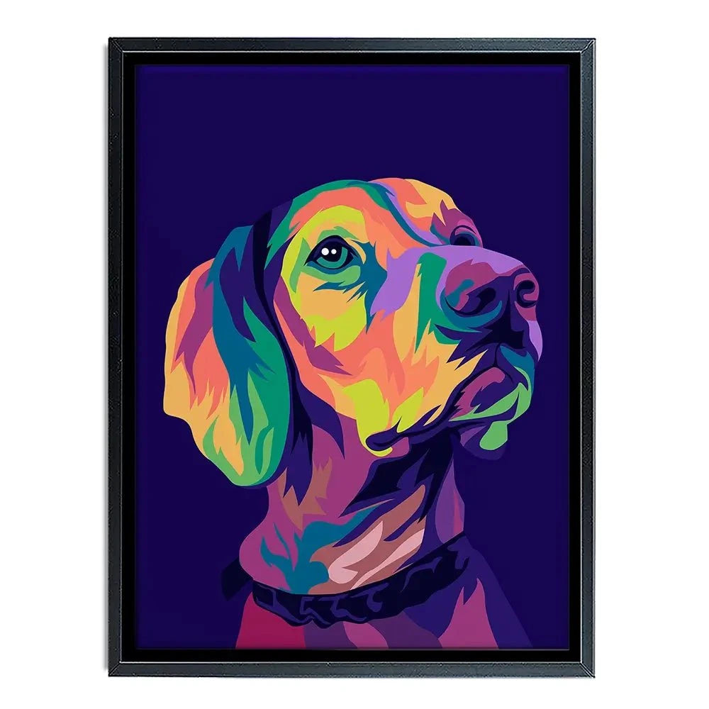 Pop Art Labrador Retriever Canvas Print Pop Art Labrador Retriever Canvas Print wall art product Zero05Ard / Shutterstock