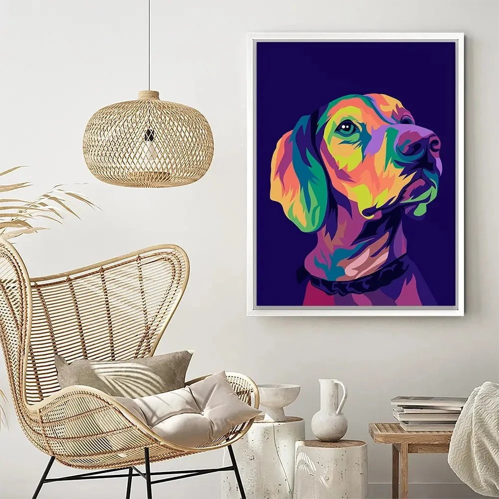 Pop Art Labrador Retriever Canvas Print Pop Art Labrador Retriever Canvas Print wall art product Zero05Ard / Shutterstock