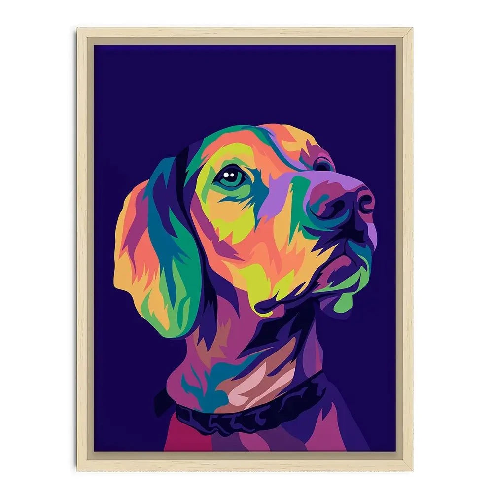 Pop Art Labrador Retriever Canvas Print Pop Art Labrador Retriever Canvas Print wall art product Zero05Ard / Shutterstock