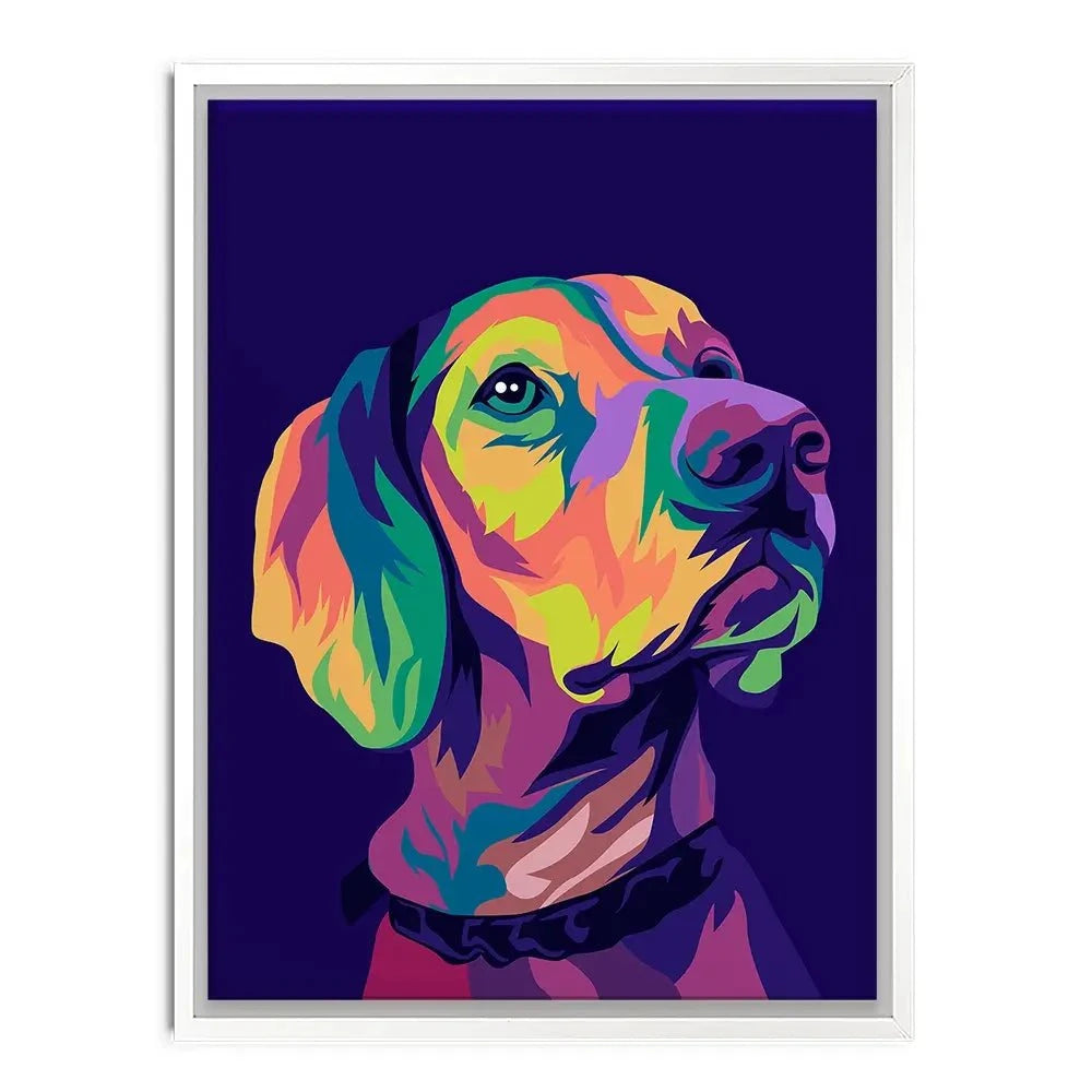 Pop Art Labrador Retriever Canvas Print Pop Art Labrador Retriever Canvas Print wall art product Zero05Ard / Shutterstock