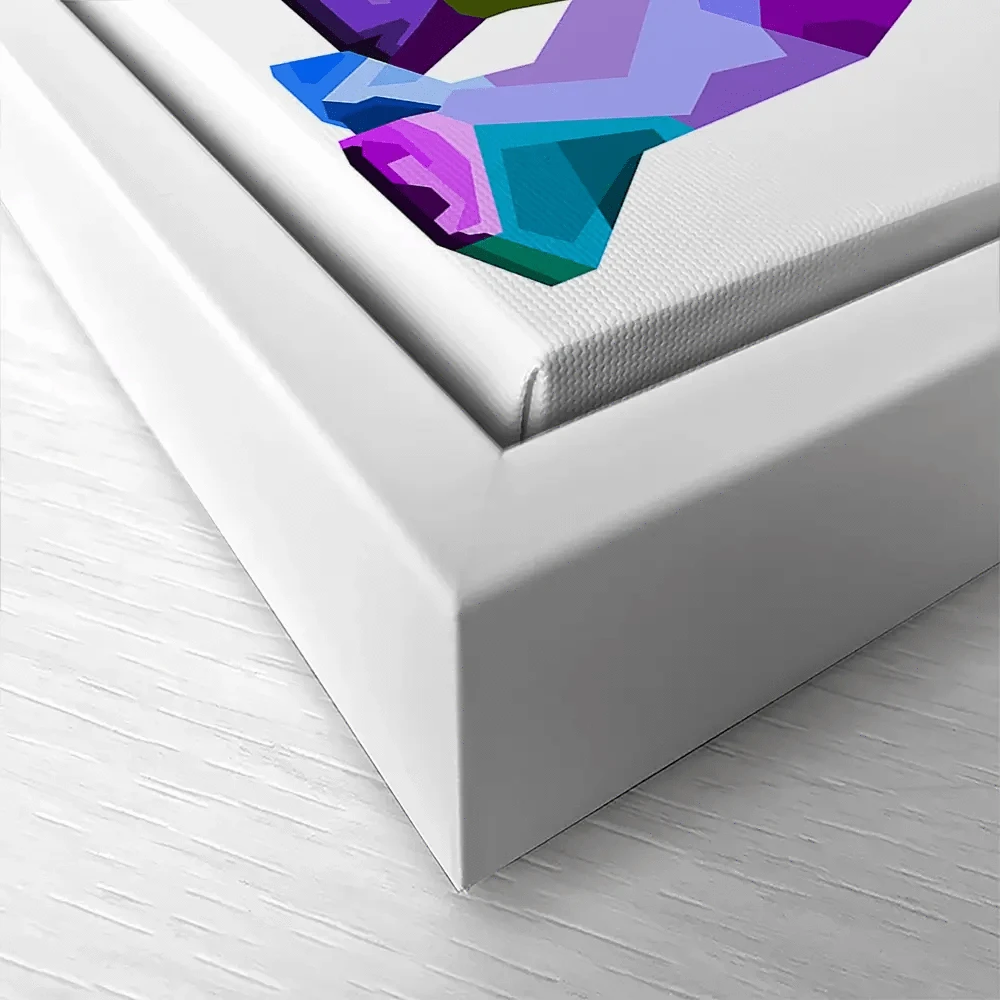 Pop Art Rhinoceros Canvas Print Pop Art Rhinoceros Canvas Print wall art product rainbow zoo / Shutterstock