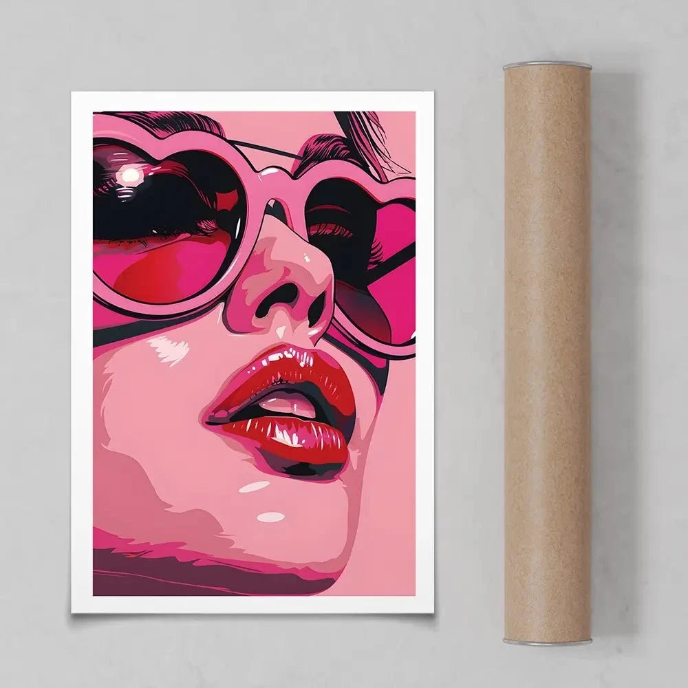 Pop Of Pink Art Print Pop Of Pink Art Print wall art product Art Print Shop