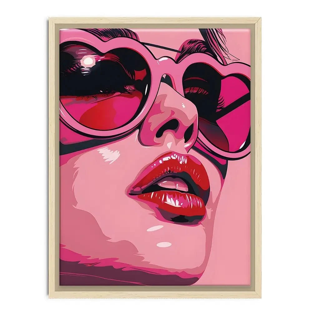 Pop Of Pink Canvas Print Pop Of Pink Canvas Print wall art product Art Print Shop