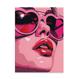 Pop Of Pink Canvas Print Pop Of Pink Canvas Print wall art product Art Print Shop
