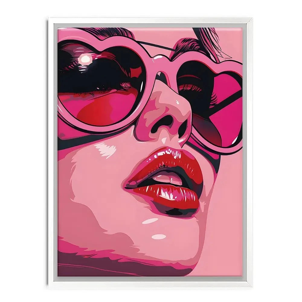 Pop Of Pink Canvas Print Pop Of Pink Canvas Print wall art product Art Print Shop