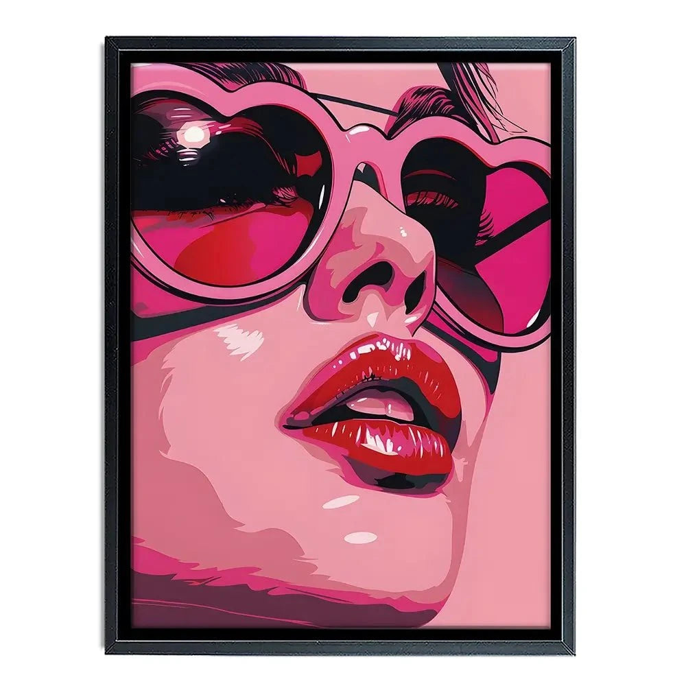Pop Of Pink Canvas Print Pop Of Pink Canvas Print wall art product Art Print Shop
