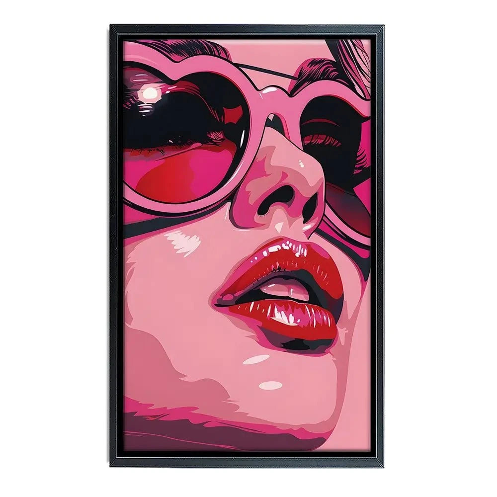 Pop Of Pink Canvas Print Pop Of Pink Canvas Print wall art product Art Print Shop
