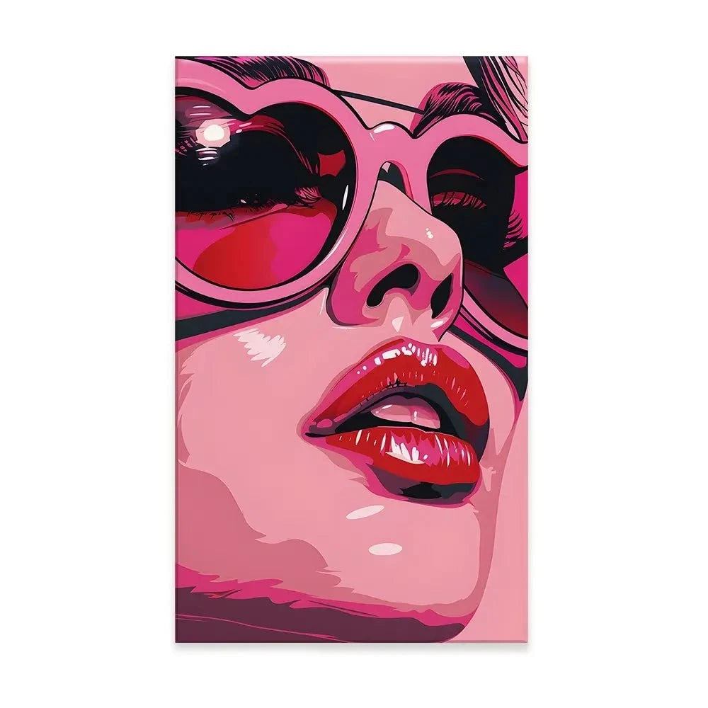 Pop Of Pink Canvas Print Pop Of Pink Canvas Print wall art product Art Print Shop