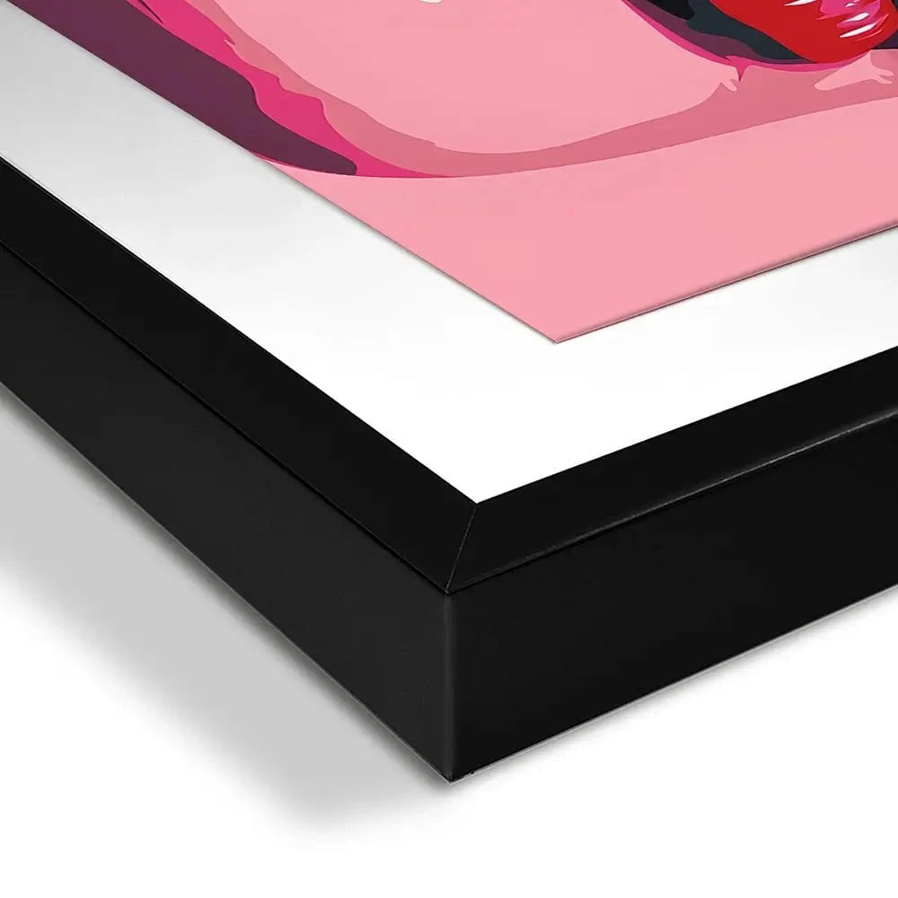Pop Of Pink Framed Art Print Pop Of Pink Framed Art Print wall art product Art Print Shop