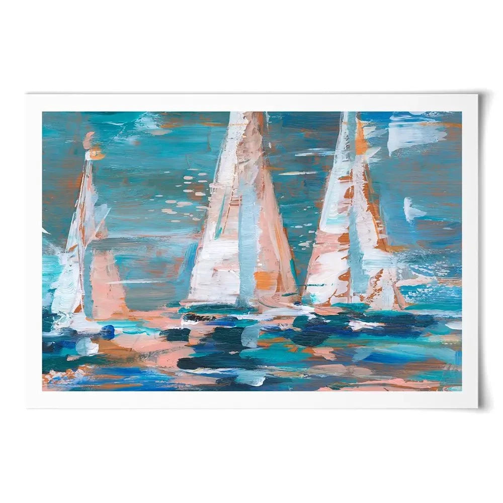 Pop Regatta 2 Art Print Pop Regatta 2 Art Print wall art product Ethan Harper