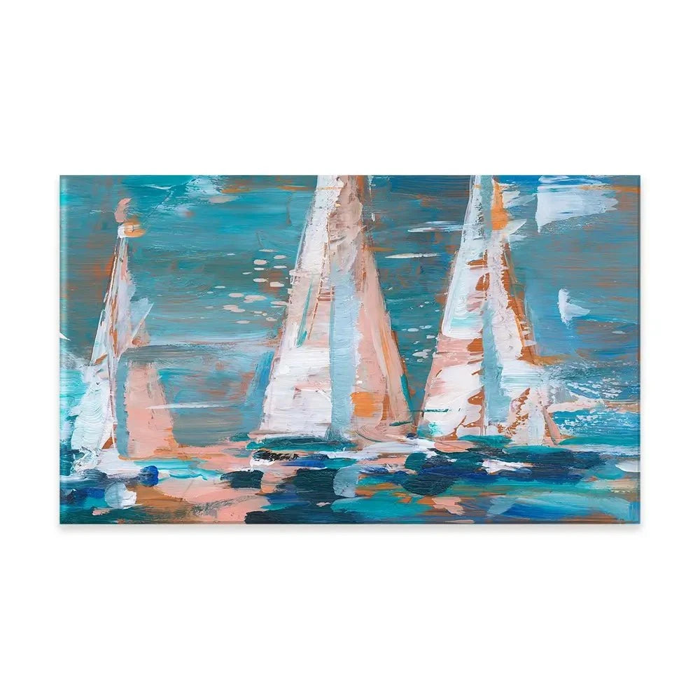 Pop Regatta 2 Canvas Print Pop Regatta 2 Canvas Print wall art product Ethan Harper