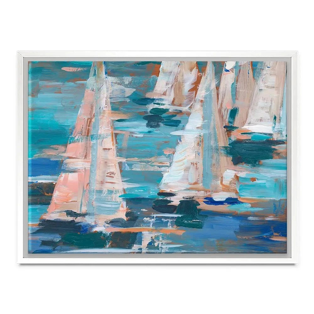 Pop Regatta Canvas Print Pop Regatta Canvas Print wall art product Ethan Harper