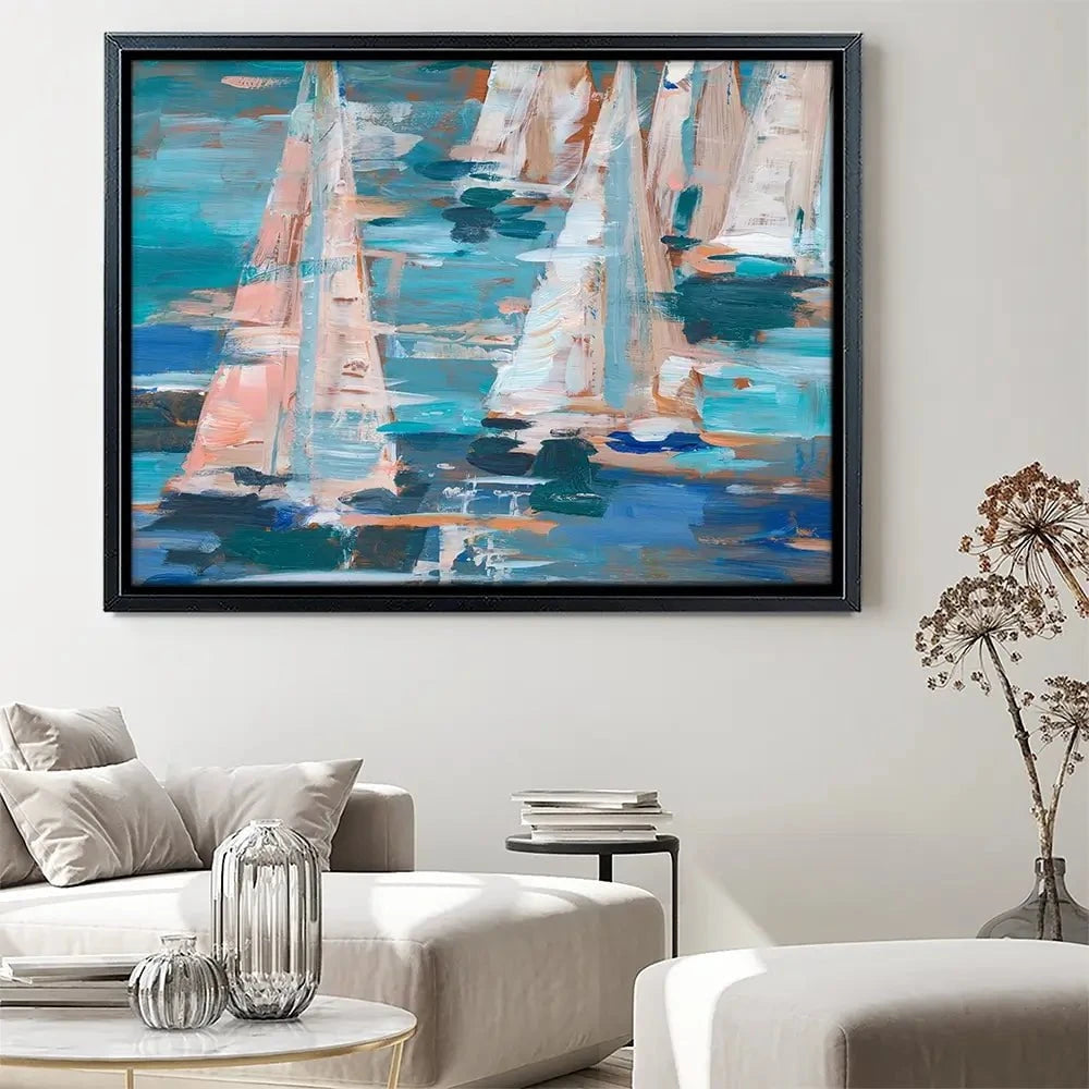 Pop Regatta Canvas Print Pop Regatta Canvas Print wall art product Ethan Harper