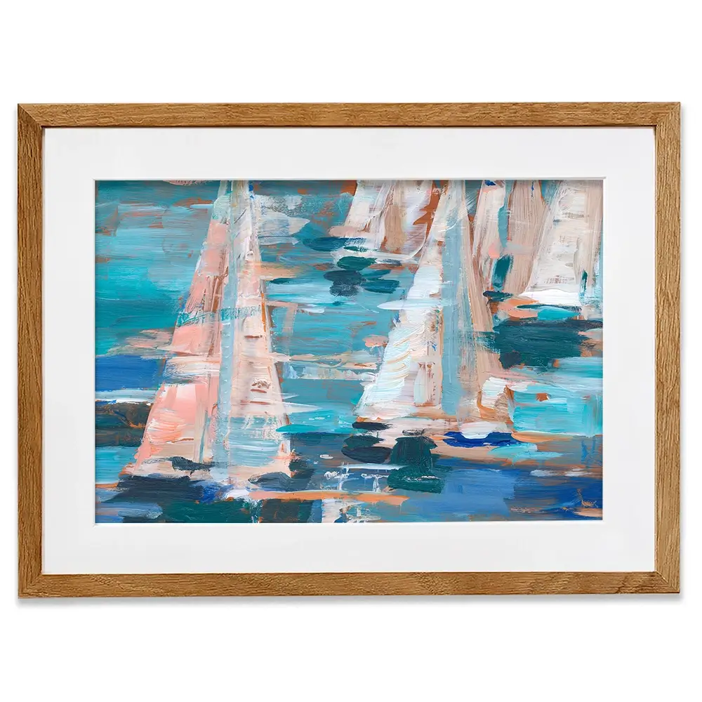 Pop Regatta Framed Art Print Pop Regatta Framed Art Print wall art product Ethan Harper